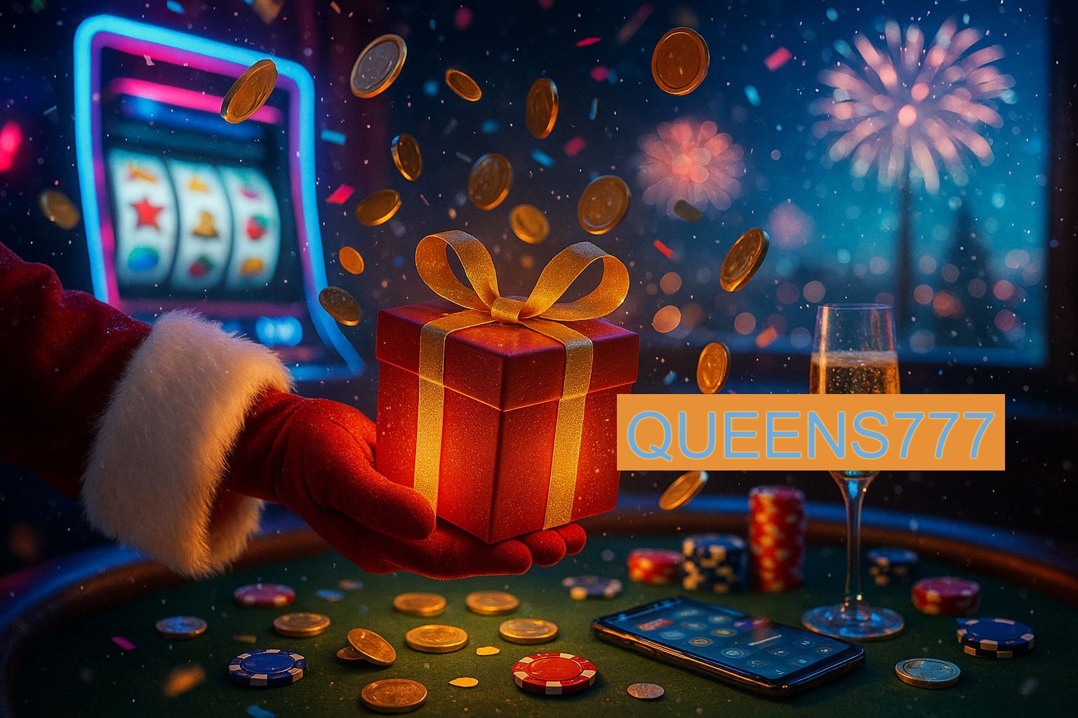 Promoções de Ano Novo no QUEENS777